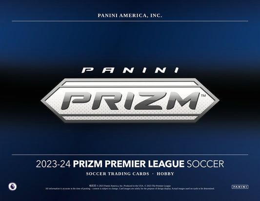 Panini Prizm Premier League Soccer 2023/24 Hobby Box - Sell Sheet Page 1