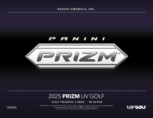 Panini Prizm Liv Golf 2025 Blaster Box - Sell Sheet Page 1