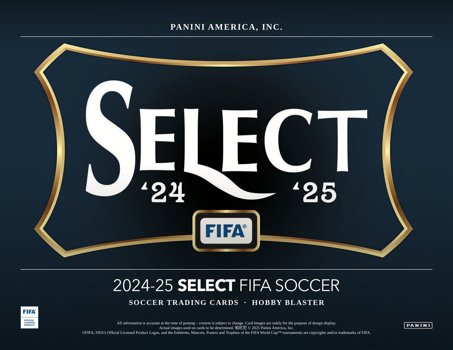 Panini Soccer 2024/25 Blaster Box Case - Sell Sheet Page 1