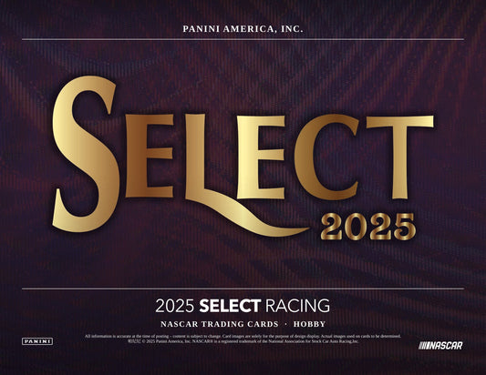 Panini Nascar Racing 2025 Hobby Box - Sell Sheet Page 1