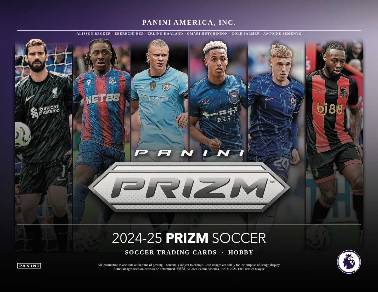 Panini Prizm Premier League 2024/25 Case - Sell Sheet Page 1