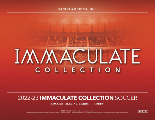 Panini Immaculate Soccer 2023/24 Case - Sell Sheet Page 1