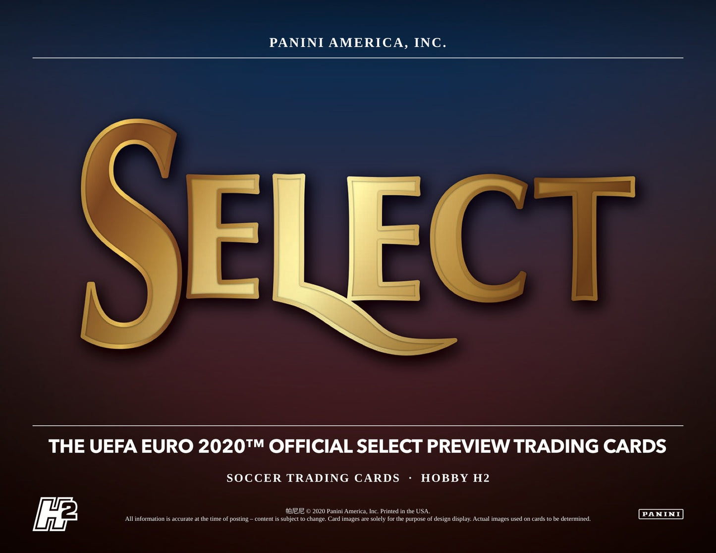 Panini UEFA Euro Soccer 2020 Hybrid Box - Sell Sheet Page 1