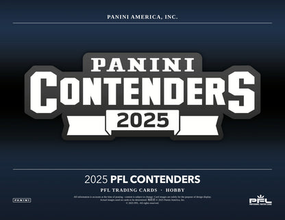 Panini Contenders PFL 2025 Hobby Box - Sell Sheet Page 1
