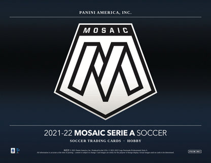 Panini Mosaic Serie A Soccer 2021/22 Hobby Box - Sell Sheet Page 1