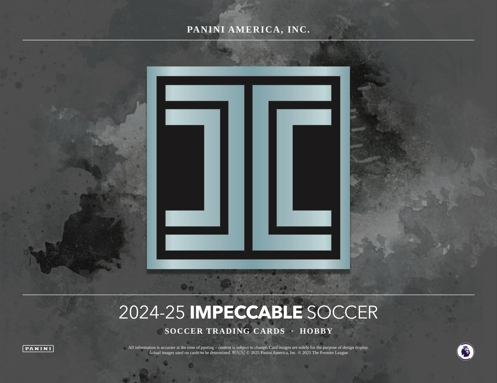 Panini Impeccable Soccer 2024/25 Hobby Case - Sell Sheet Page 1