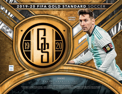 Panini Gold Standard Soccer 2019/20 Hobby Box - Sell Sheet Page 1