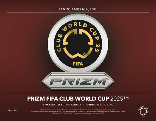 Panini Prizm Club World Cup Soccer Mega 2025 Case - Sell Sheet Page 1