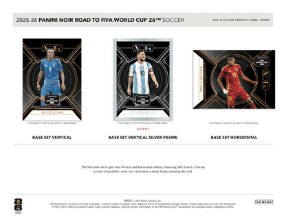 Panini Noir Road to World Cup 2026 2025/26 Hobby Box - Sell Sheet Page 2