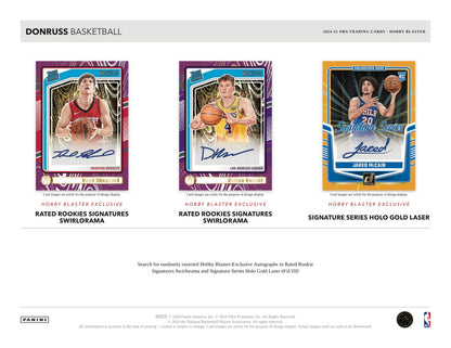 Panini Donruss NBA 2024/25 Blaster Box - Sell Sheet Page 2