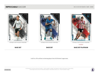 Panini Impeccable Soccer 2024/25 Hobby Box - Sell Sheet Page 2