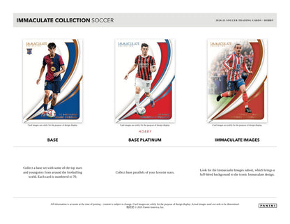 Panini Immaculate Soccer 2024/25 Hobby Box - Sell Sheet Page 2
