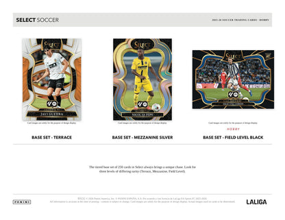 Panini La Liga Select 2025/26 Hobby Box - Sell Sheet Page 2
