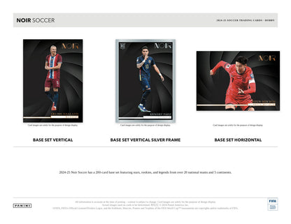 Panini Noir Soccer 2024/25 Case - Sell Sheet Page 2