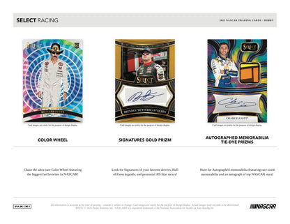 Panini Nascar Racing 2025 Hobby Box - Sell Sheet Page 3