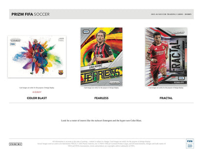 Panini Prizm FIFA 2025/26 Hobby Box - Sell Sheet Page 3
