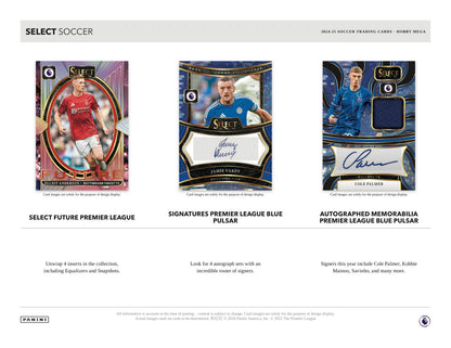 Panini EPL Soccer 2024/25 Hobby Mega Box Case - Sell Sheet Page 3