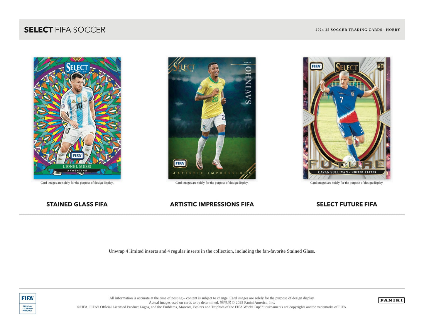 Panini Soccer 2024/25 Case - Sell Sheet Page 3