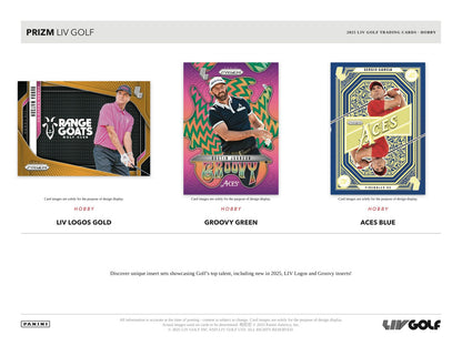 Panini Prizm Liv Golf 2025 Hobby Box - Sell Sheet Page 3