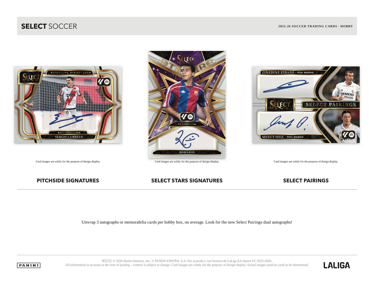 Panini La Liga Select 2025/26 Hobby Box - Sell Sheet Page 4