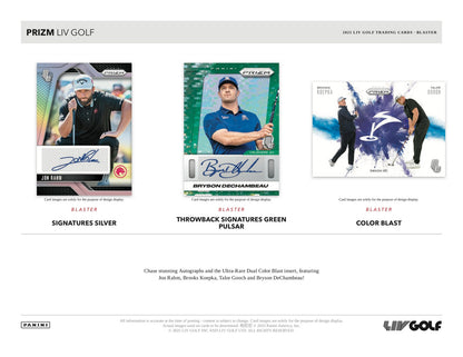 Panini Prizm Liv Golf 2025 Blaster Box - Sell Sheet Page 4