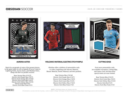 Panini Obsidian Soccer 2019/20 Hobby Box - Sell Sheet Page 4