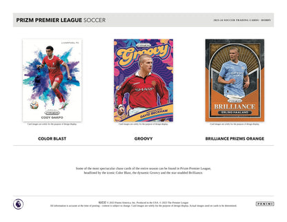 Panini Prizm Premier League Soccer 2023/24 Hobby Box - Sell Sheet Page 4