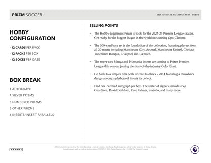 Panini Prizm Premier League 2024/25 Hobby Box - Sell Sheet Page 5