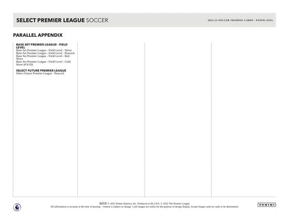 Panini EPL Soccer 2022/23 Tmall Box - Sell Sheet Page 5
