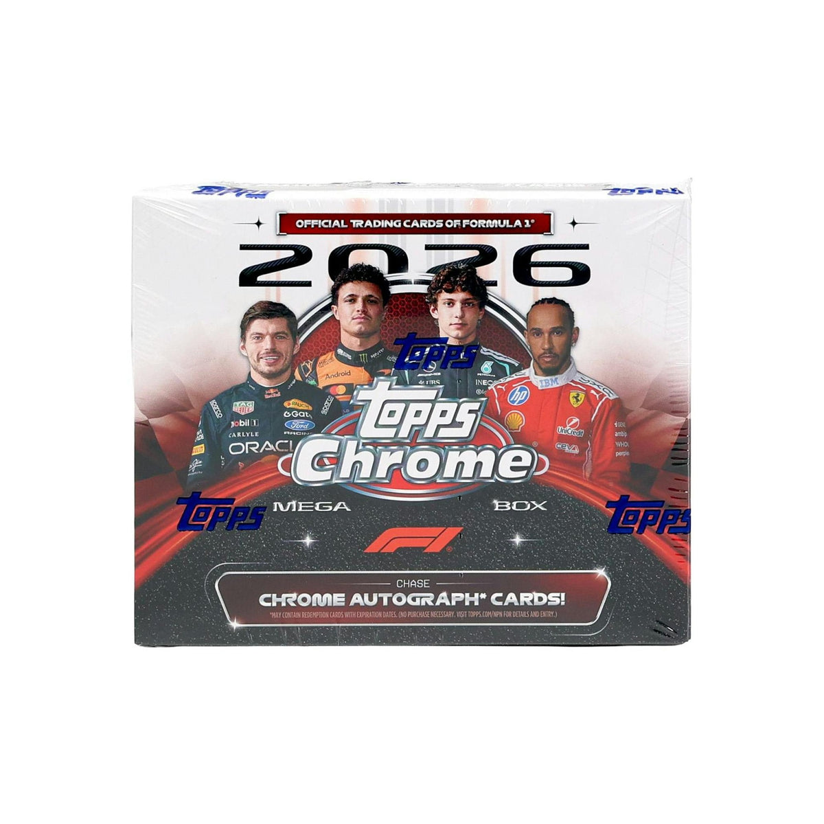 Topps Chrome Formula 1 2026 Mega Box