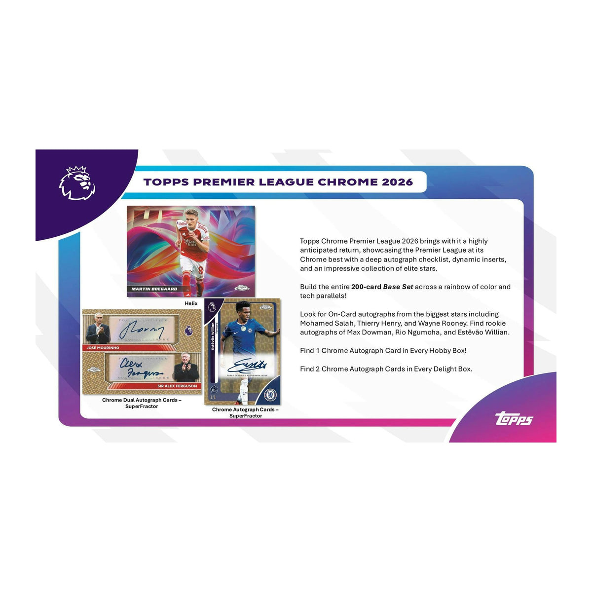 Topps Chrome Premier League 2026 Breaker's Delight Box product image