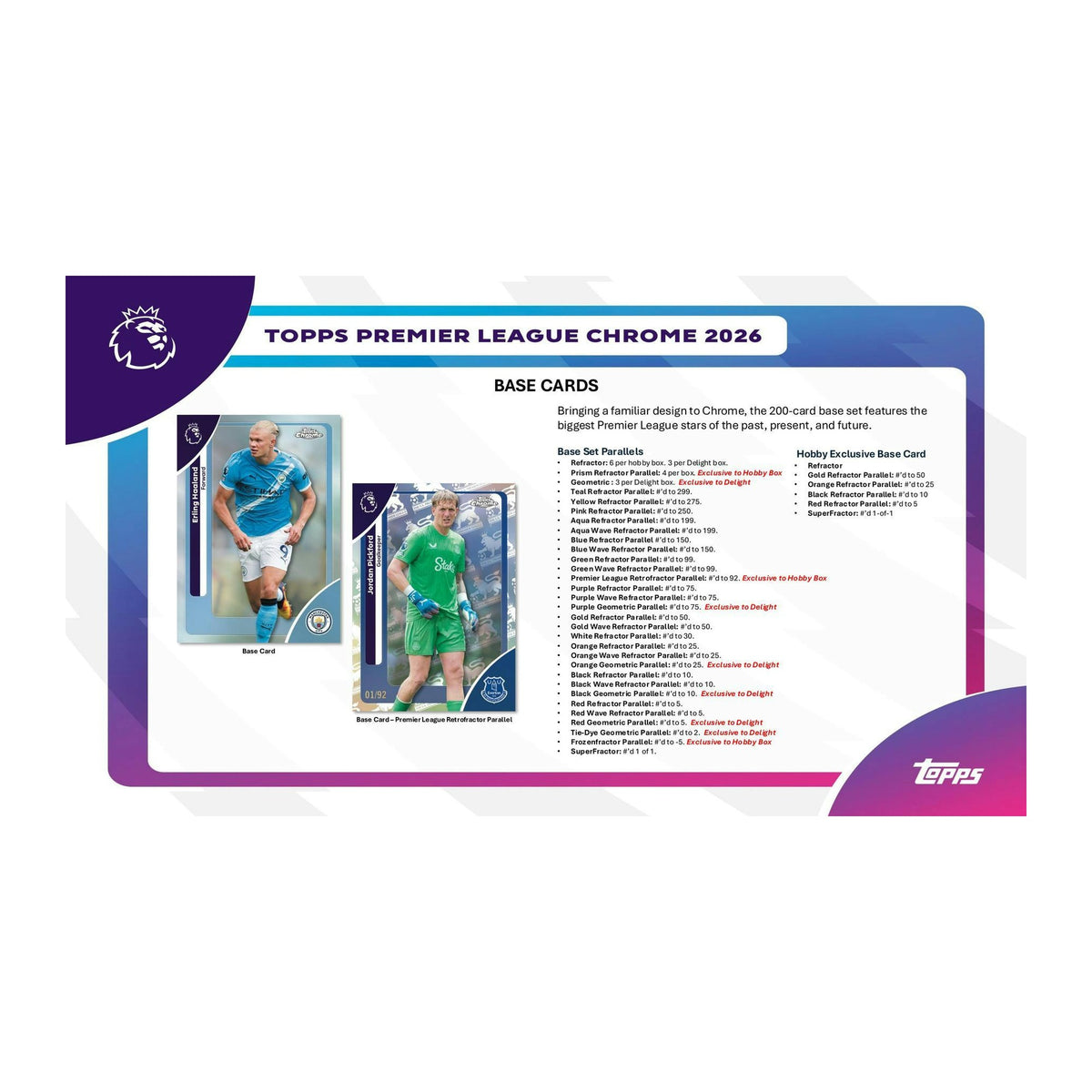Topps Chrome Premier League 2026 Breaker's Delight Box product image
