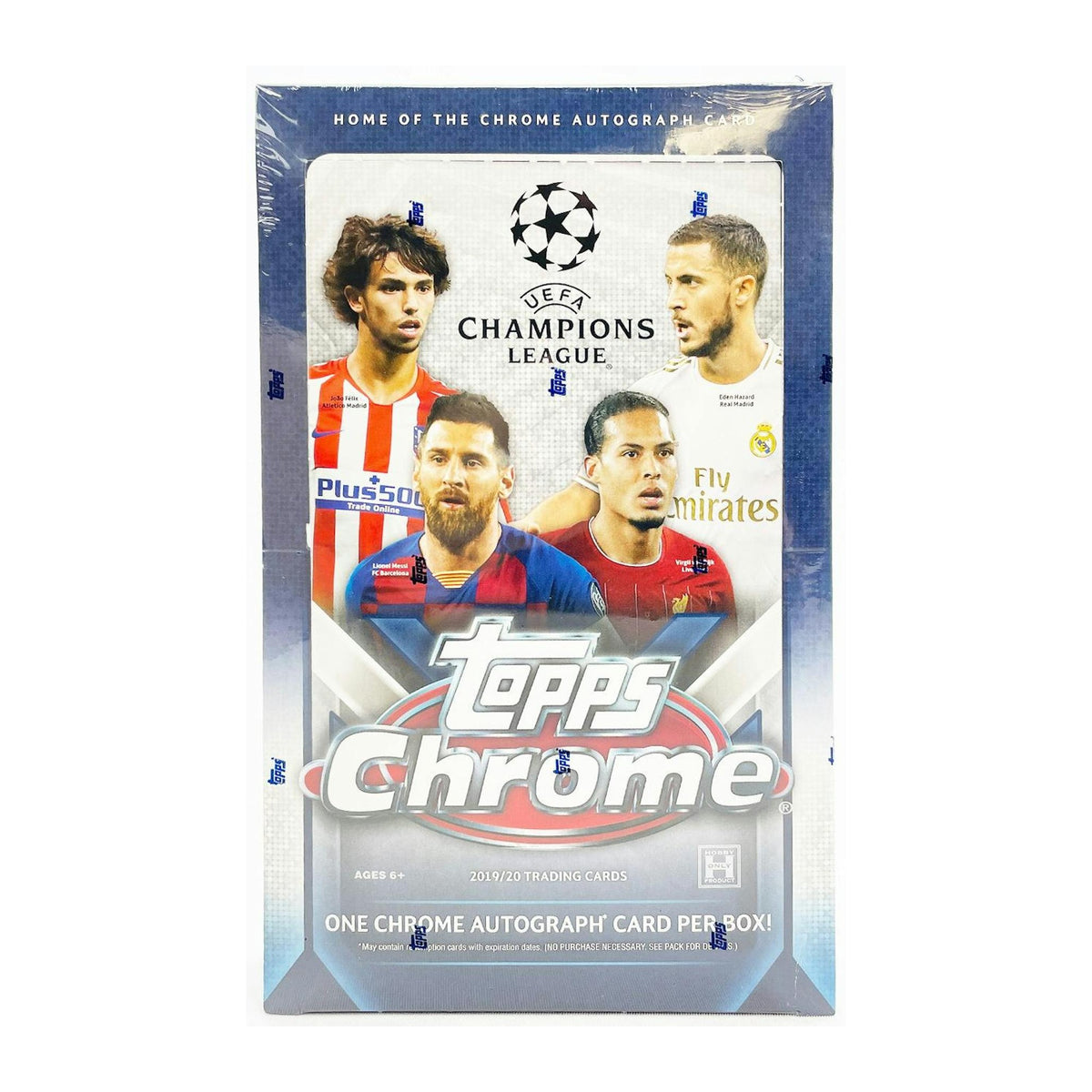 Topps Chrome UEFA Champions League Soccer 2019/20 Hobby Box