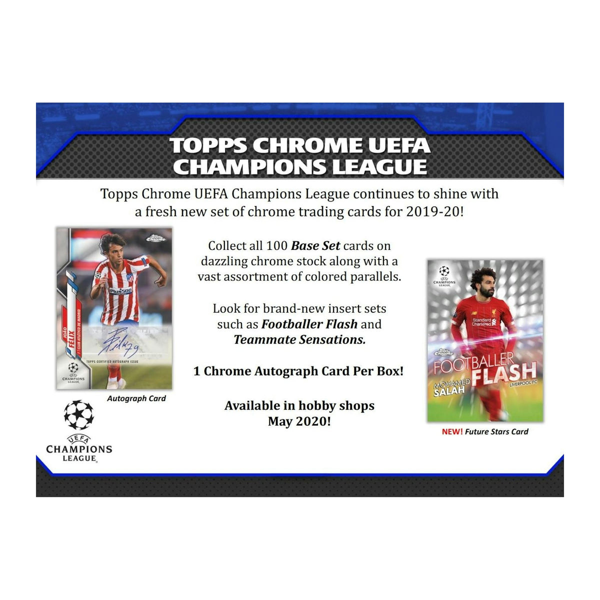 Topps Chrome UEFA Champions League Soccer 2019/20 Hobby Box product image