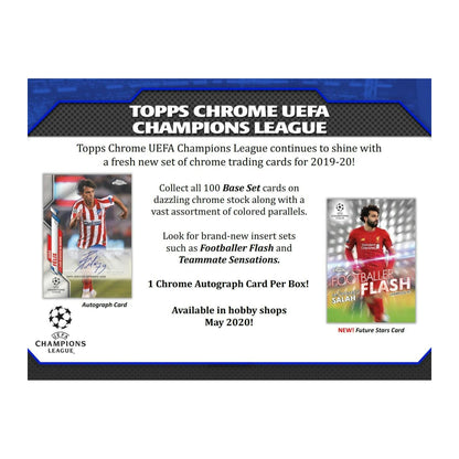 Topps Chrome UEFA Champions League Soccer 2019/20 Hobby Box product image
