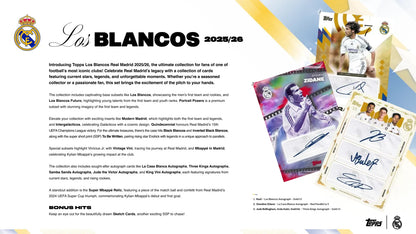 Topps Real Madrid Los Blancos 2025-26 Hobby Box - Pre Order