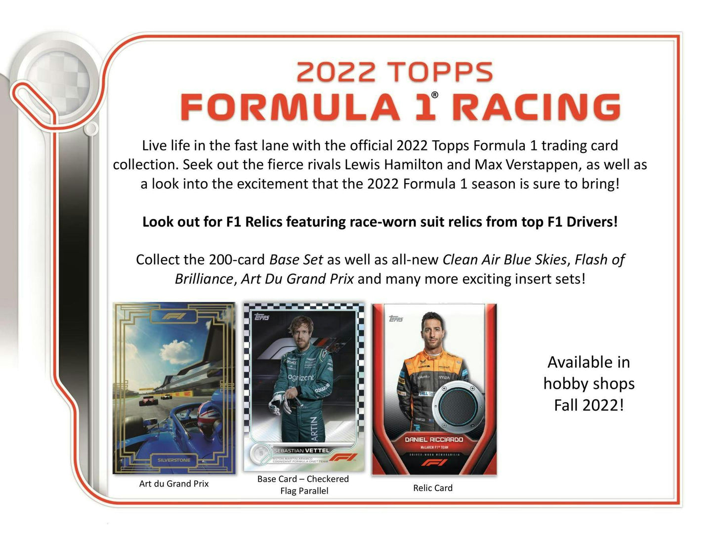 2022 Topps F1 Formula 1 Racing Hobby Box - gallery image 3