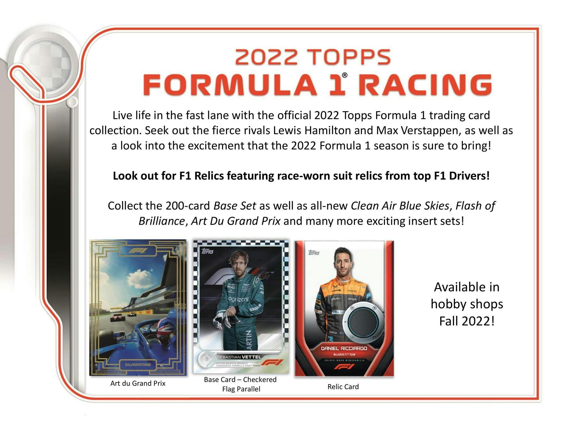 2022 Topps F1 Formula 1 Racing Hobby Box - gallery image 3