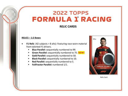 2022 Topps F1 Formula 1 Racing Hobby Box - gallery image 7