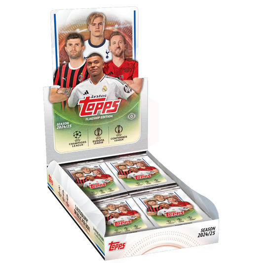 Topps UEFA Club Competitions Soccer Hobby Box 2024/25